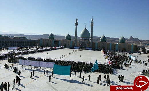 برگزاری صبحگاه مشترک نیروهای مسلح قم+تصاویر