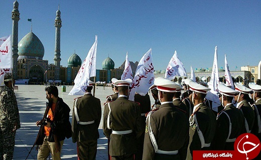 برگزاری صبحگاه مشترک نیروهای مسلح قم+تصاویر