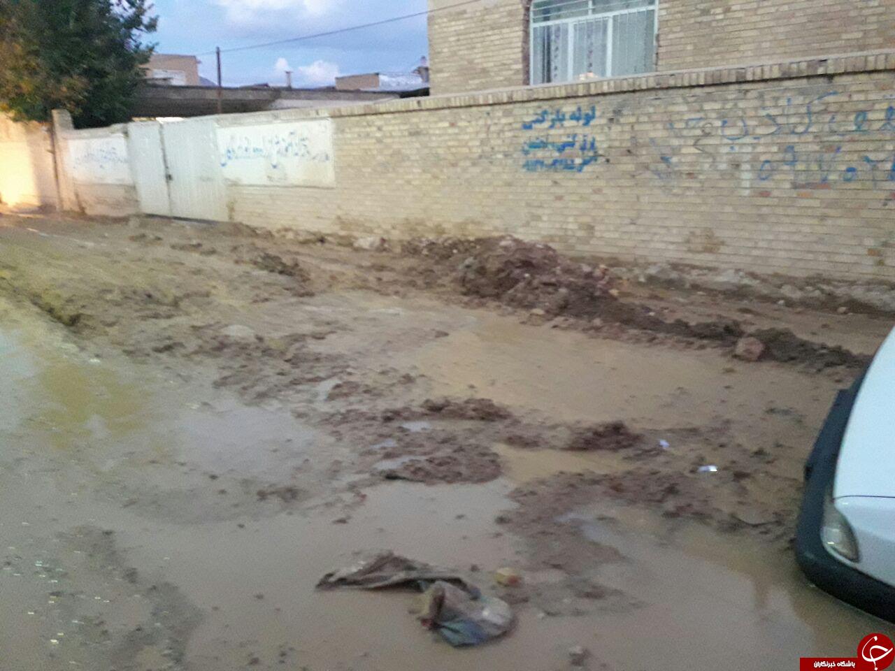 وضعیت نامناسب خیابان&zwnj;ها در لردگان + فیلم و تصاویر