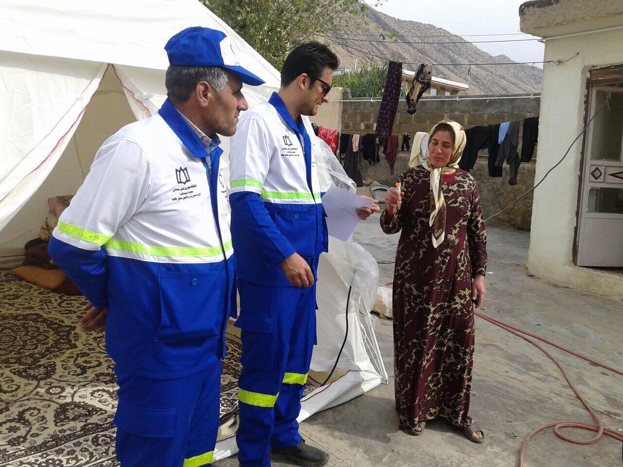 اعزام هفتگی تیم بهداشتی به کرمانشاه ازهمدان