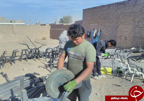 تولید ماهانه 270 فرغان در یکی از کارگاه های شهر ارسک