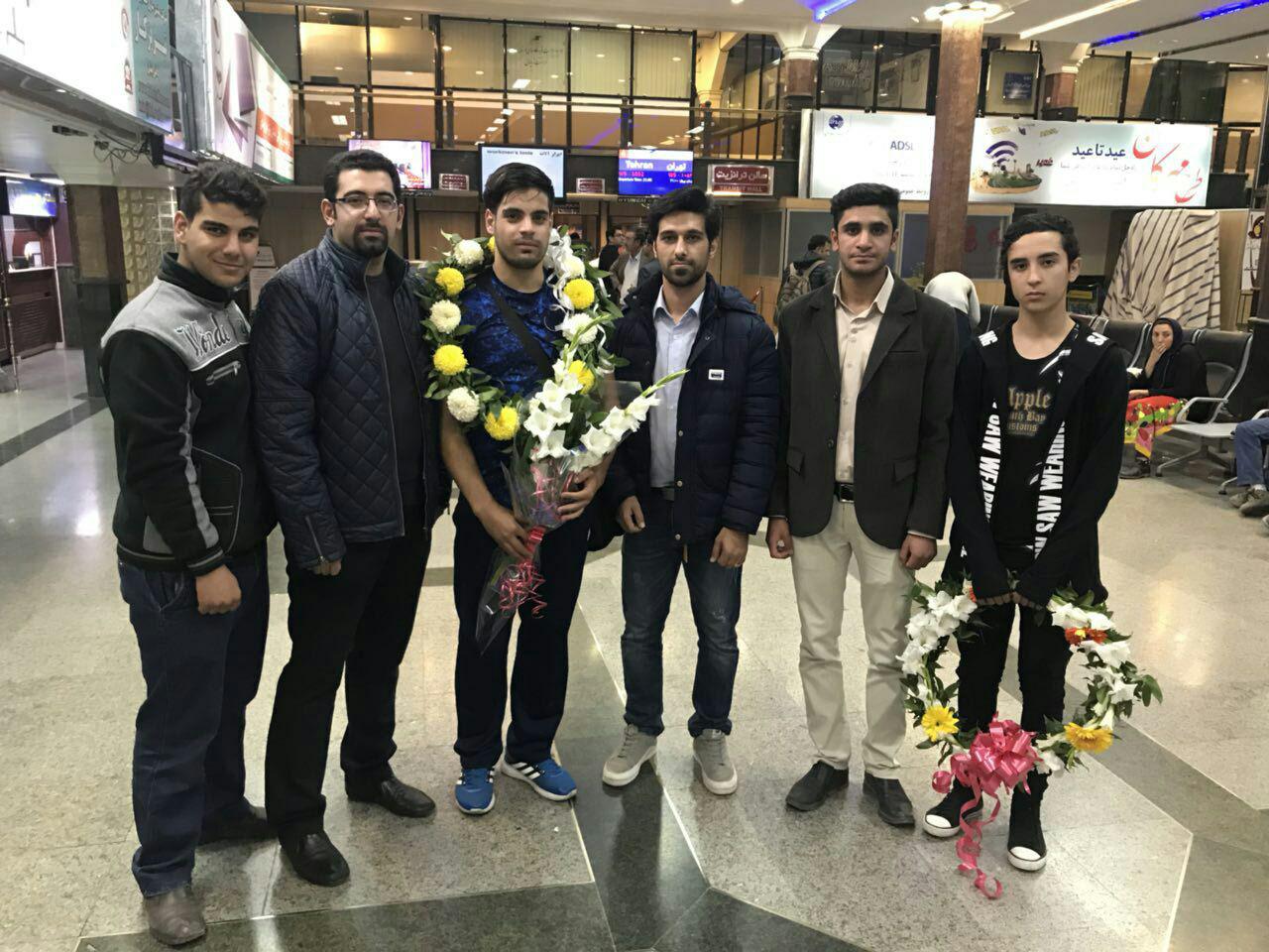 استقبال از افتخارآفرین لیگ جهانی کاراته وان ژاپن + تصاویر