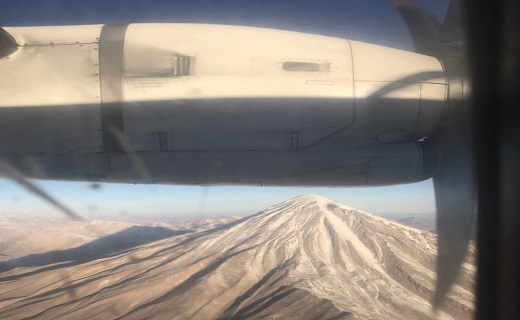 قله زیبای دماوند از نمایی متفاوت + تصاویر