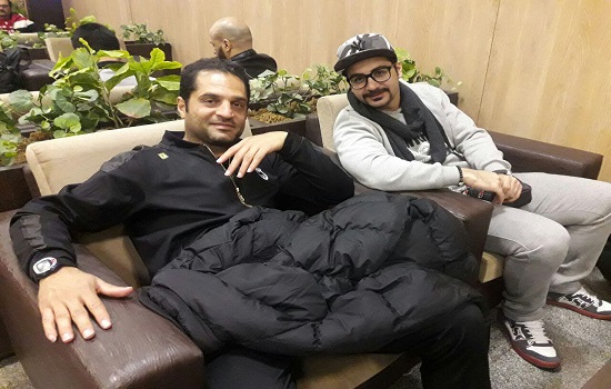 ورود تیم فوتبال هنرمندان کشور به کرمانشاه