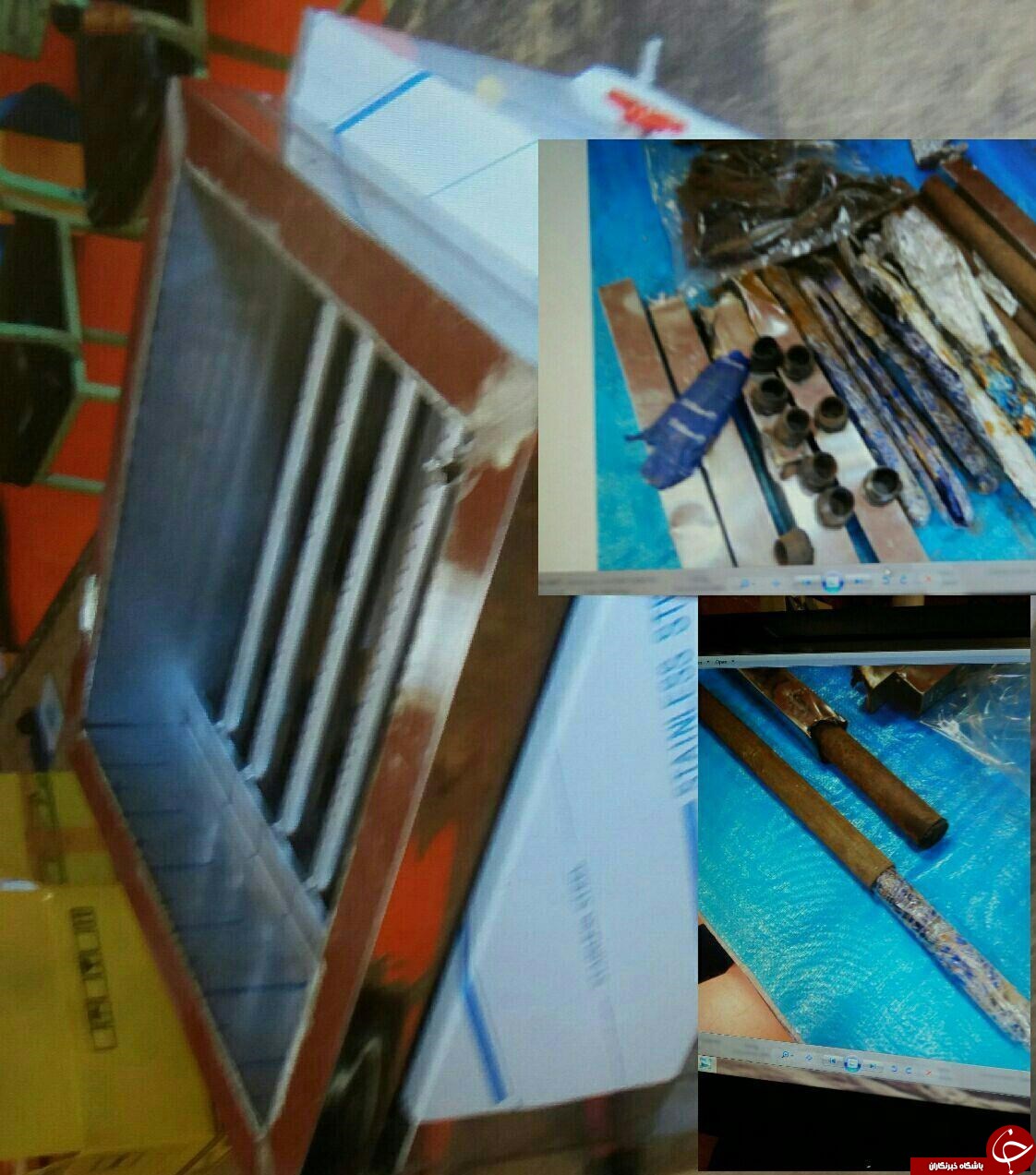 کشف تریاک از داخل لوله کباب پز+عکس