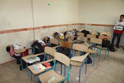مانور زلزله و ایمنی در مدارس بردخون برگزار شد