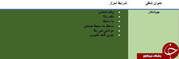 استخدام جوشکار مسلط به محیط صنعتی