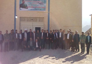 افتتاح سالن ورزشی شهید الله دادی در تفت