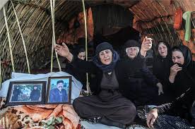 سوگواری زلزله زدگان مناطق غرب به شیوه 3 هزار سال قبل