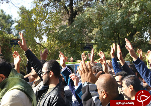 تشییع پیکر مطهر شهید مدافع حریم آل الله در شیراز