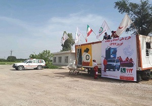 بازدید مسئولان از پایگاه امداد و نجات نوروزی اهواز