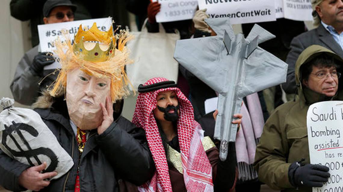 نیویورک به صحنه تظاهرات علیه محمد بن سلمان تبدیل شد