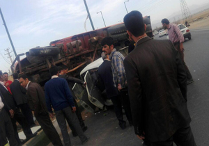 دو مصدوم در سانحه رانندگی
