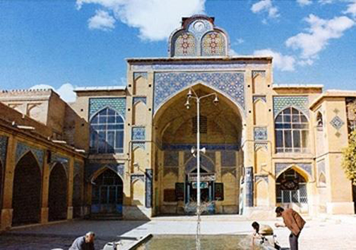 ایوان شمالی مسجد مشیر یکی از زیباترین شاهکارهای معماری اسلامی