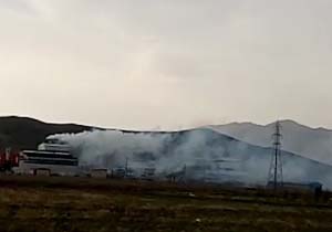 دودهای ناشی از کارخانه و آلودگی هوا در جوکار + فیلم