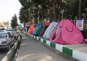 انتقال مسافران نوروزی از سطح پارک ها در آبادان