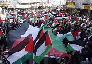 برپایی راهپیمایی روز زمین در فلسطین + فیلم