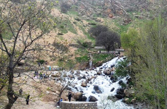 چشمه&zwnj;های مولا و سرداب اردل میزبان میهمانان نوروزی