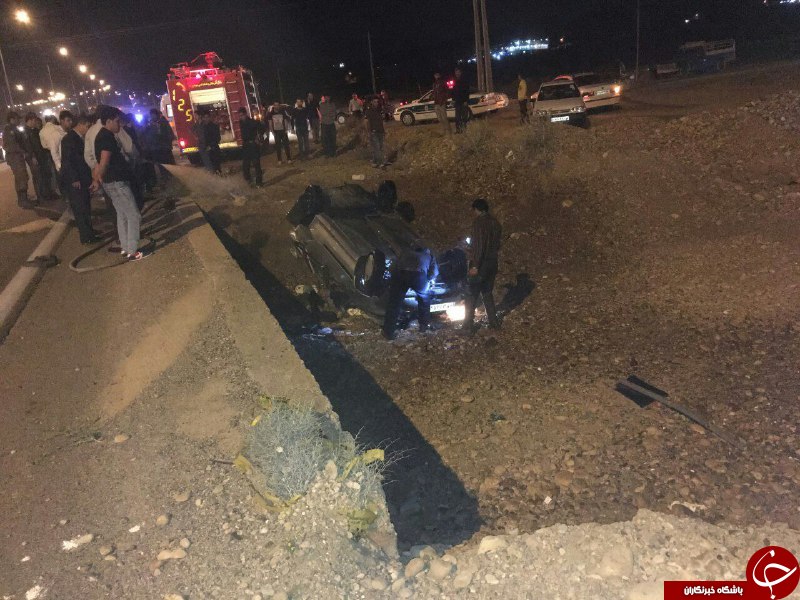 ۱۰ مجروح در محور فسا شیراز