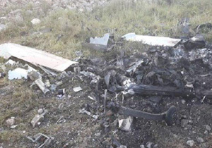 سقوط هواپیمای جاسوسی رژیم اشغالگر صهیونیستی در جنوب لبنان