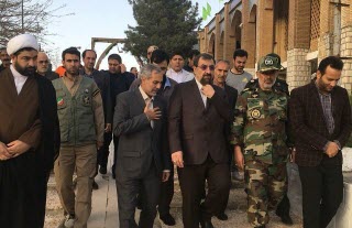 بازدید محسن رضایی از یادمان عملیات مرصاد