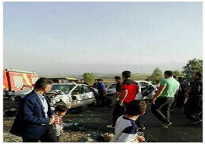 تصادف در محور لومار