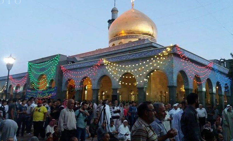 جشن میلاد با سعادت امیر مومنان در حرم حضرت زینب(س) + فیلم