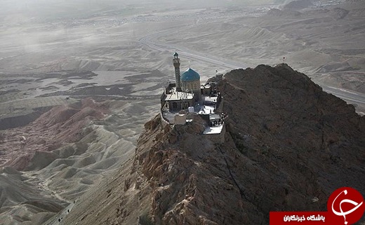 کوه خضر نبی،معبدی کهن در بلندای شهر کویری قم