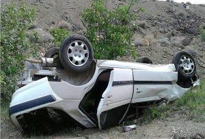واژگونی ۲ خودرو و مصدومیت ۴ نفر در لنگرود