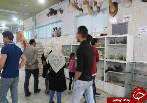 حضور گردشگران نوروزی در موزه طبیعت و حیات وحش خرم آباد