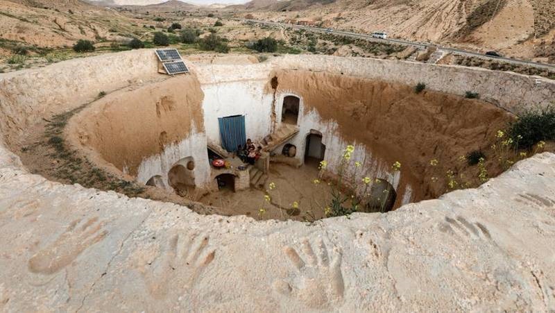 عکس/ خانه&zwnj;&lrm; انسان&zwnj;های غارنشین