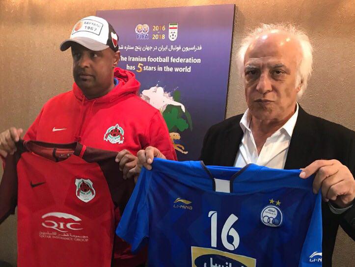 رونمايى از پيراهن استقلال و الريان قطر