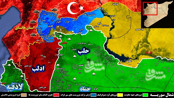 عملیات چریکی هسته&zwnj;های خاموش شبه نظامیان کُرد علیه ارتش ترکیه در عفرین/ تلاش آمریکا برای استقرار نظامیان عربستانی در سوریه + تصاویر