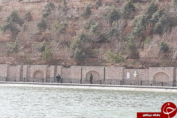 گردشگران نوروزی در تفرجگاه عینالی تبریز+تصاویر