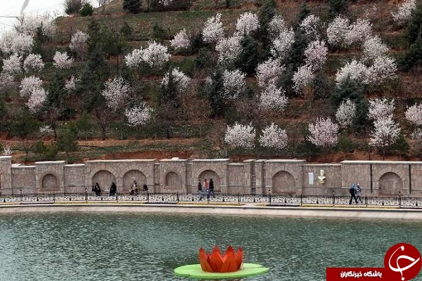 گردشگران نوروزی در تفرجگاه عینالی تبریز+تصاویر