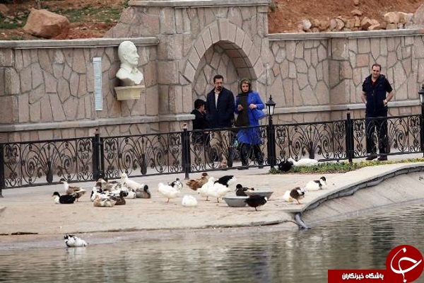گردشگران نوروزی در تفرجگاه عینالی تبریز+تصاویر