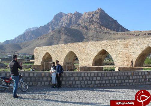 پل شکسته یا پل شاپوری یکی از شاهکارهای معماری دوره ساسانیان + تصاویر