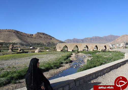 پل شکسته یا پل شاپوری یکی از شاهکارهای معماری دوره ساسانیان + تصاویر