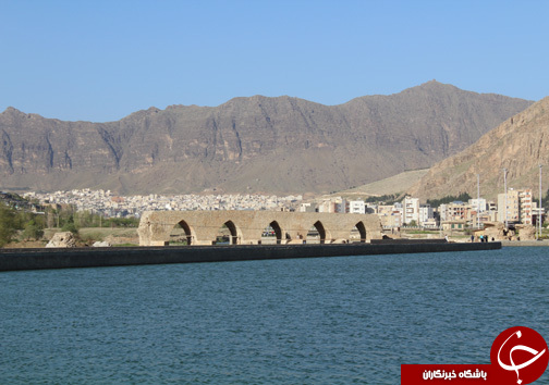 پل شکسته یا پل شاپوری یکی از شاهکارهای معماری دوره ساسانیان + تصاویر