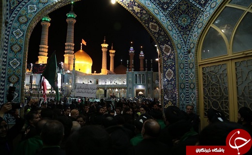 قم،سوگوار عقیله بنی هاشم+تصاویر