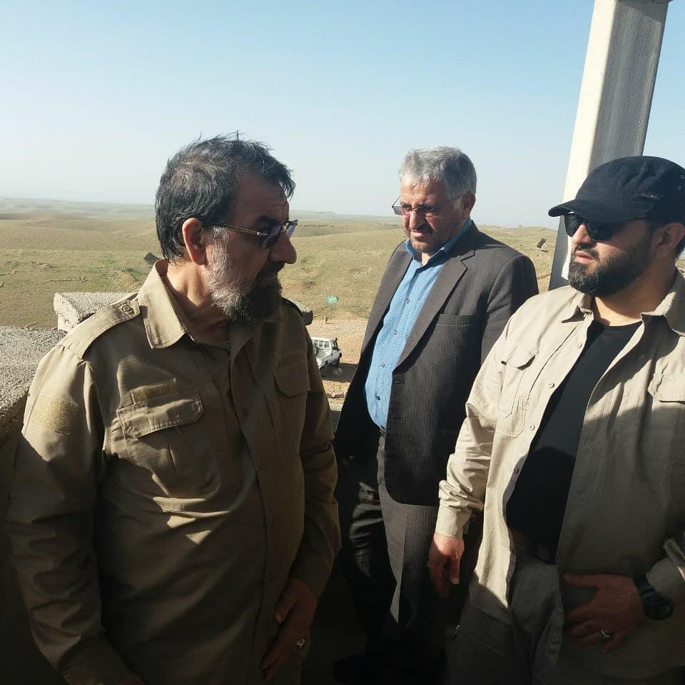 عید دیدنی محسن رضایی در مرز +عکس
