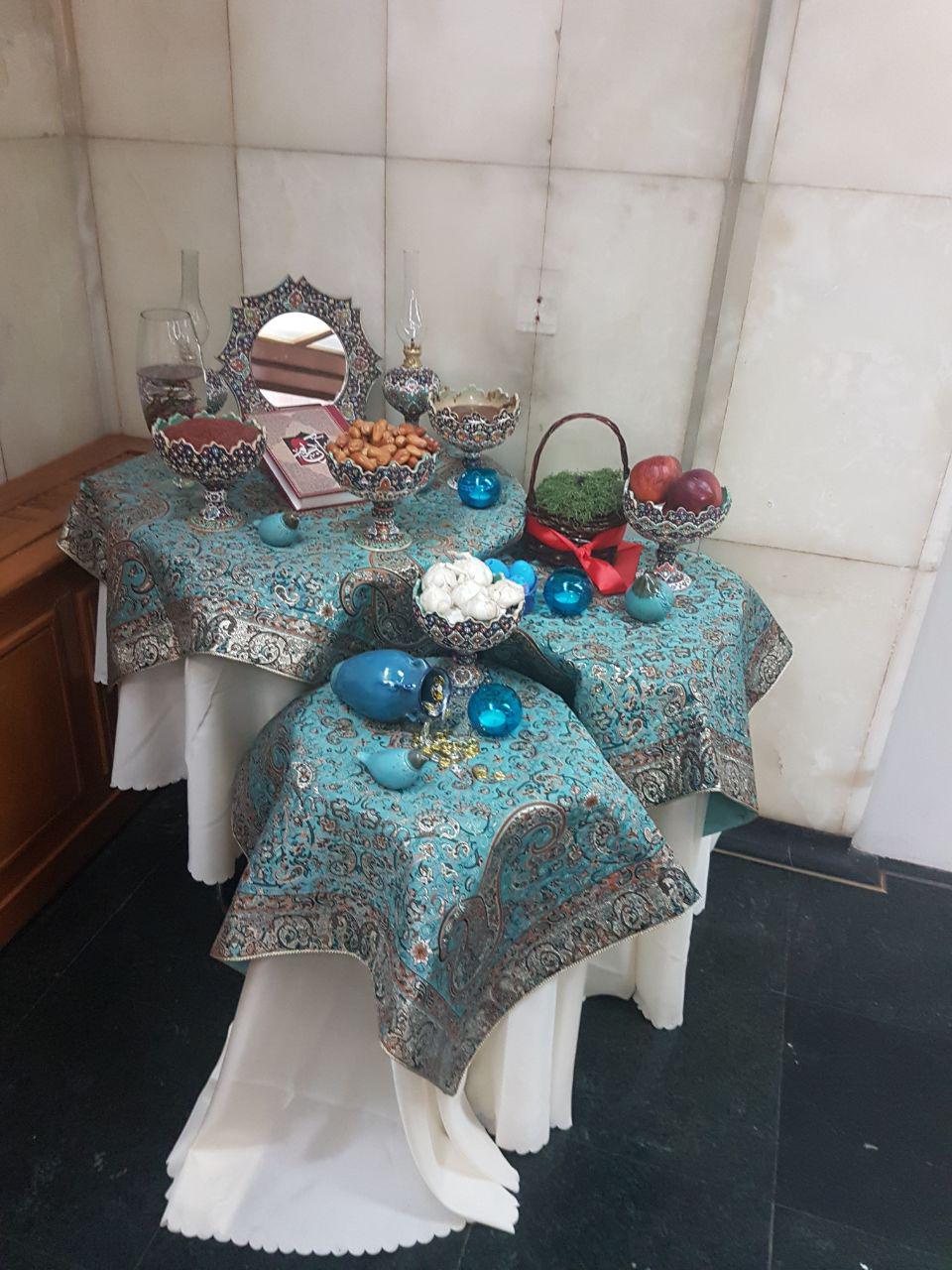 سفره هفت سینی که بعد از گزارش باشگاه خبرنگاران جایگزین سفره هفت سین 14 میلیونی شورای شهر تهران شد