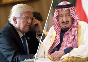 گفتگوی تلفنی ترامپ با ملک سلمان درباره مقابله با ایران