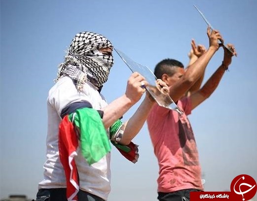 راهکار جالب فلسطینی&zwnj;ها برای فرار از دست تک تیراندازهای اسرائیلی +عکس
