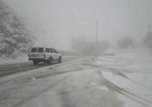 برف بهاری در گلستان