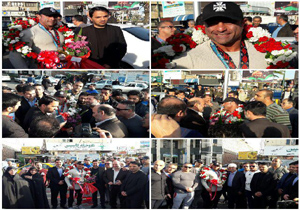 استقبال از قهرمان مسابقات بدنسازی نیوزیلند و فیجی در بابلسر