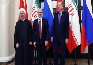 پوتین از توافق ایران، ترکیه و روسیه به منظور همکاری برای حل بحران سوریه خبر داد