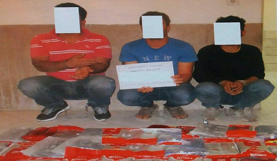 کشف 50 کیلوگرم حشیش از یک باند قاچاق موادمخدر