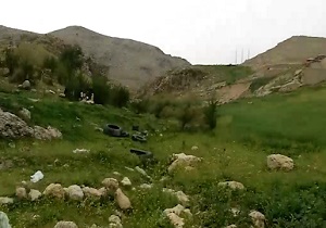 ردپای مسافران نوروزی در طبیعت بکر ایذه + فیلم