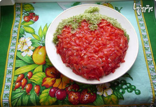 طرز تهیه سالاد شیرازی خوشمزه +تصاویر